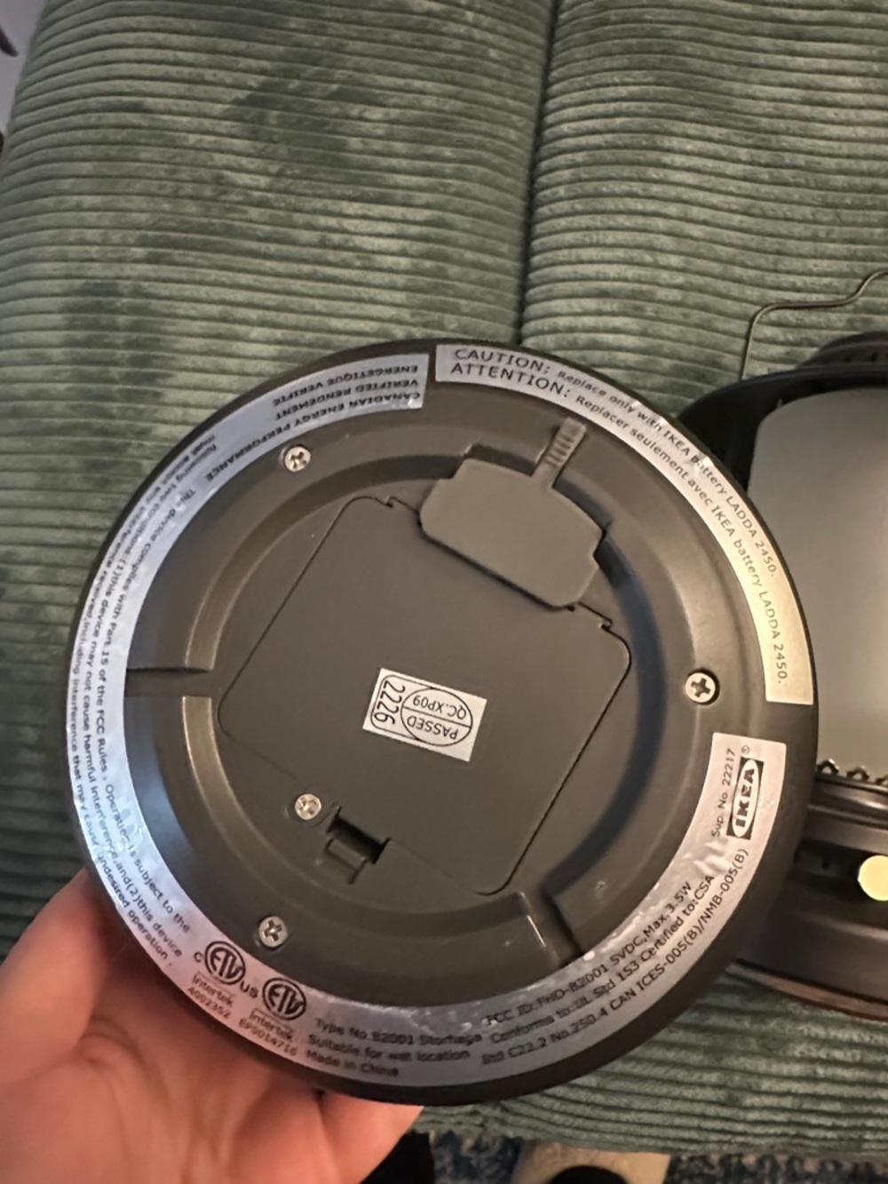 IKEA Black Lantern Table Lamp. Battery powered and Rechargeable - Pair - Picture 2 of 5